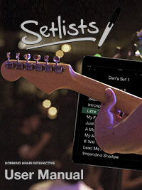 Setlists User Manual